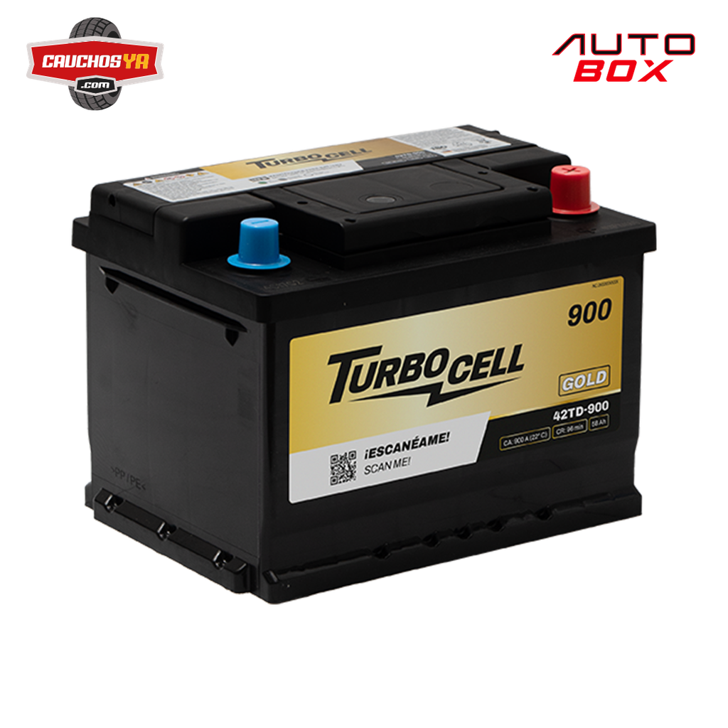 BATERIA 42TD 900A 58Ah 96min 12V GOLD TURBOCELL